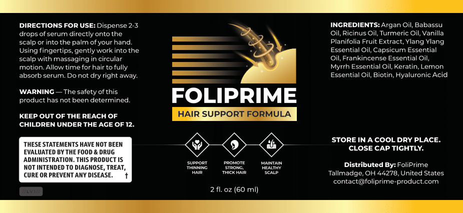 FoliPrime Label